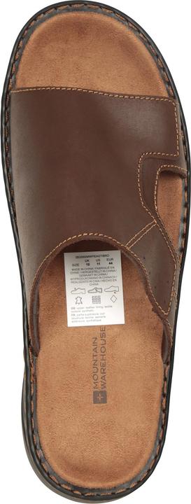 Actual product image Mountain Warehouse Mens Comfort Leather Slip-on Sandals (42)