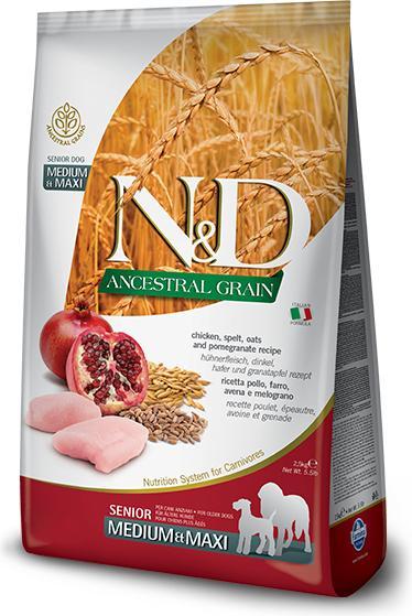 Actual product image Farmina Canine Senior Medium/Maxi Chicken & Pomegranate (12kg) (Senior, 1 pcs., 12000 g)