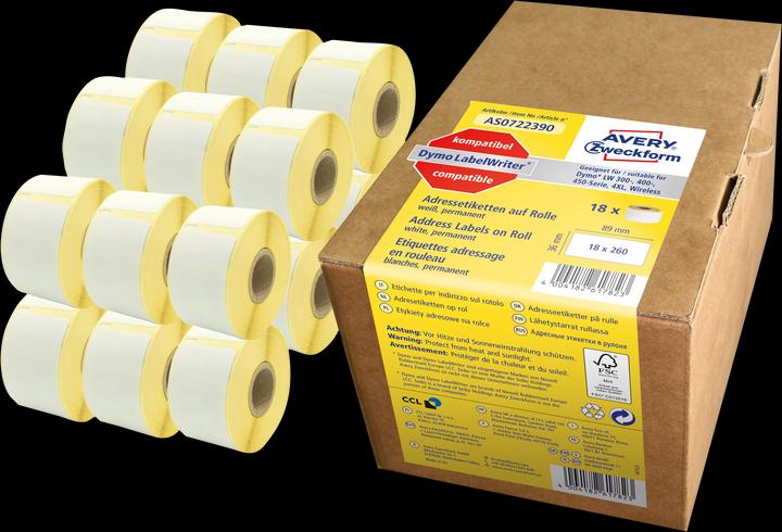 Produktbild Avery Rollen-Etiketten