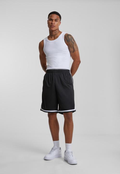 Actual product image Urban Classics Stripes Mesh Shorts - 4968 (5XL)