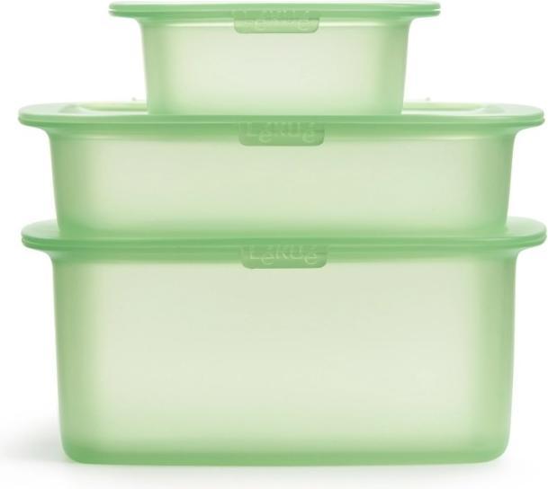 Image du produit Lékué Set wiederverwendbarer Silikonbehälter (1 l)