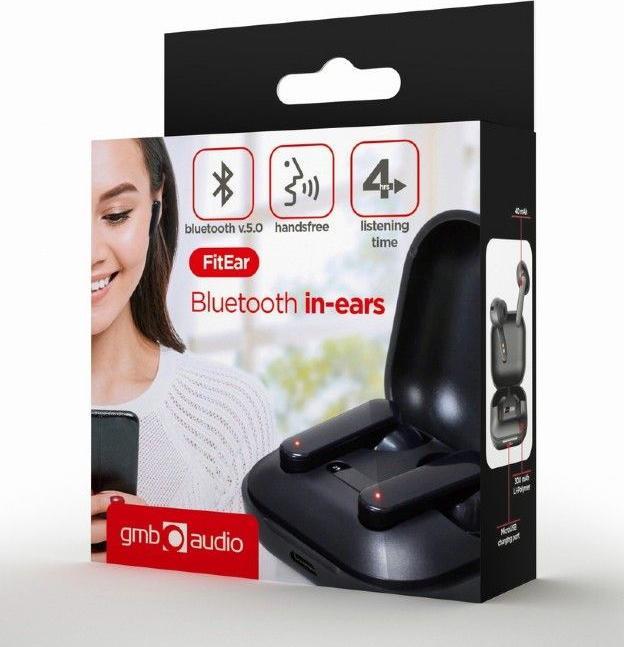 Actual product image Gembird Bluetooth in-ear Kopfhörer (No noise cancelling, 4 h, Wireless)