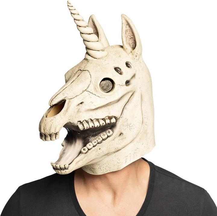 Actual product image Boland Unicorn skull mask, latex