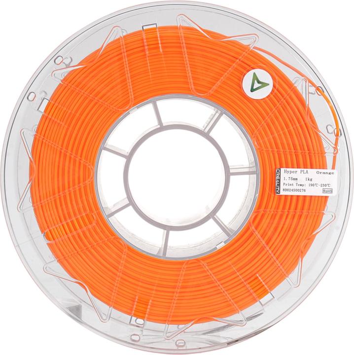 Immagine prodotto Creality Filamento 3d Pla Rfid Arancione Hyper Series (PLA, 1.75 mm, 1000 g, Arancia)