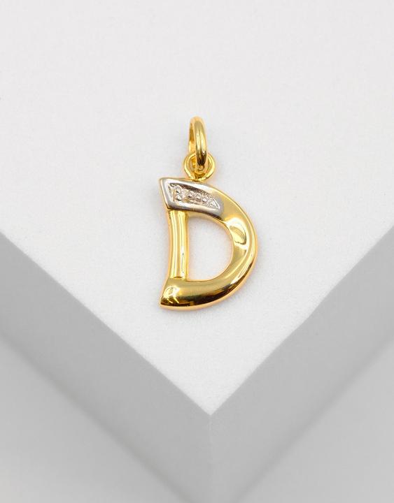 Produktbild Muau Buchstabe (750/18 K Gelbgold)