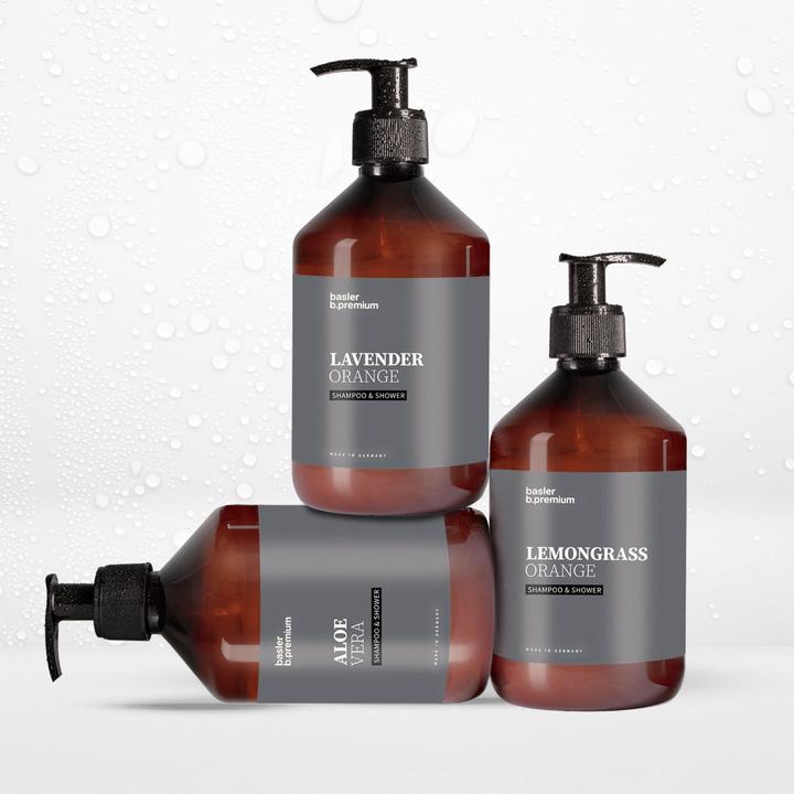 Immagine prodotto Basler Lemongrass Orange Shampoo & Shower (500 ml, Shampoo liquido)