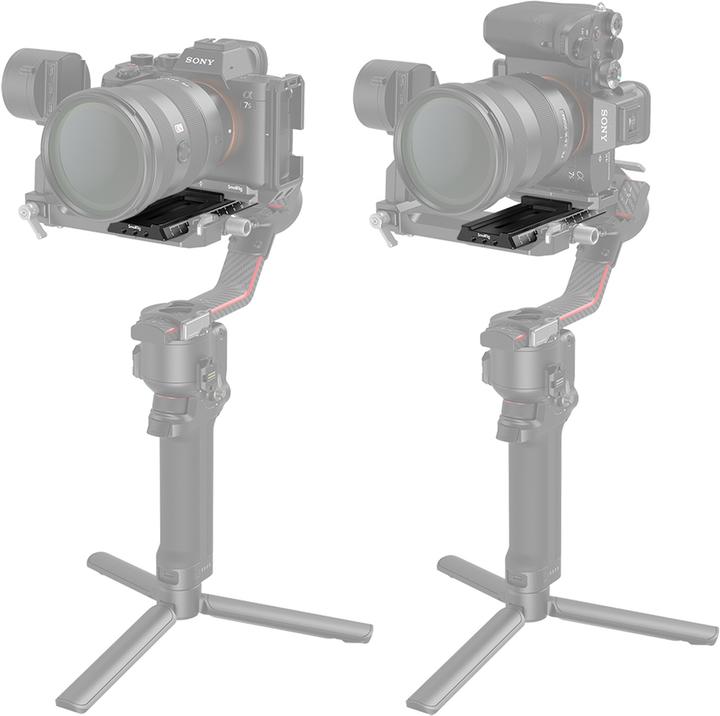 Image du produit SmallRig Platine quick-release (Arca/Manfrotto) pour DJI RS 2 et DJI RSC 2 - 3061 (Plaque de montage Gimbal)