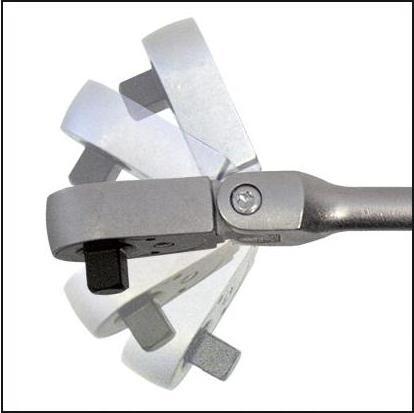 Image du produit HAZET Cliquet réversible ∙ à cardan 8816G ∙ Carré massif 10 mm (3/8 pouce) (3/8")