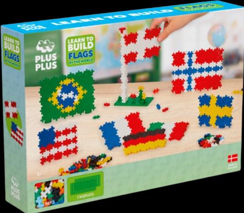 Plus-Plus Learn To Build Flags of the World - (3932)