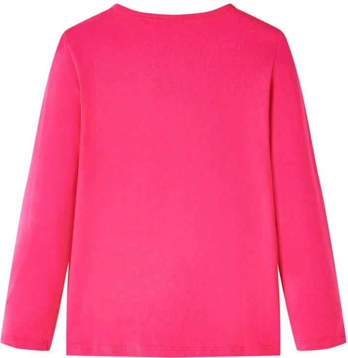 Produktbild VidaXL Kinder-Langarmshirt Knallrosa 104,Material: 95 % Baumwolle (104)