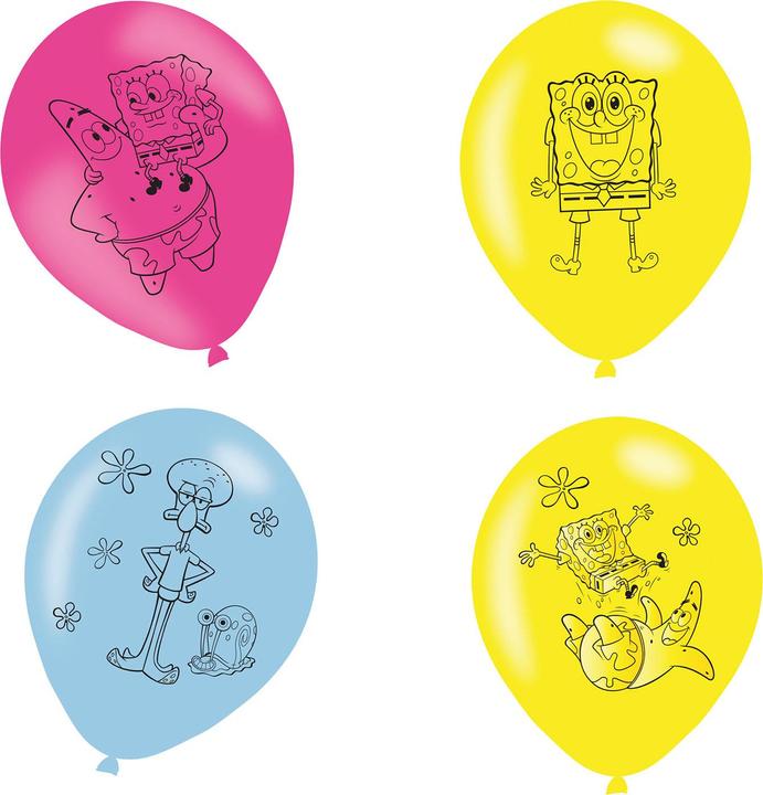 Image du produit Amscan Ballons pour l'anniversaire de Bob l'éponge