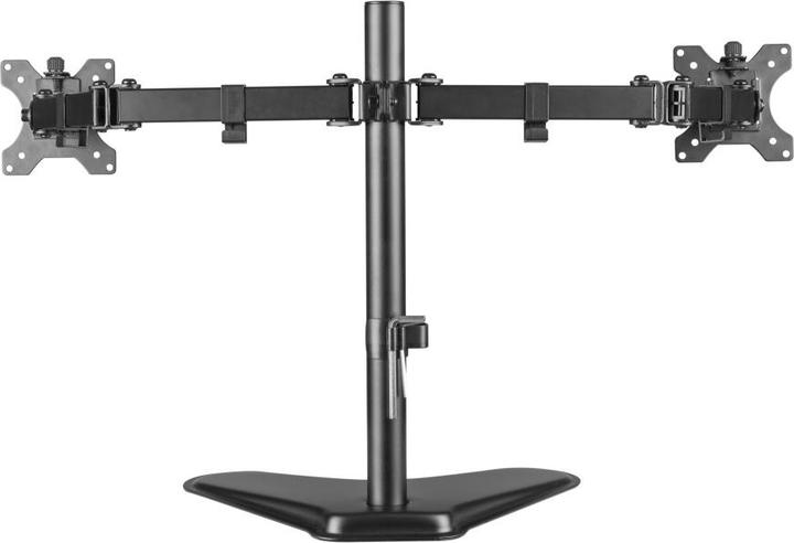 Produktbild Techly Aufstellung für 2 LCD-Displays - Schwarz - Bildschirmgrösse: 33-81.3 cm (13"-32") (32.01")