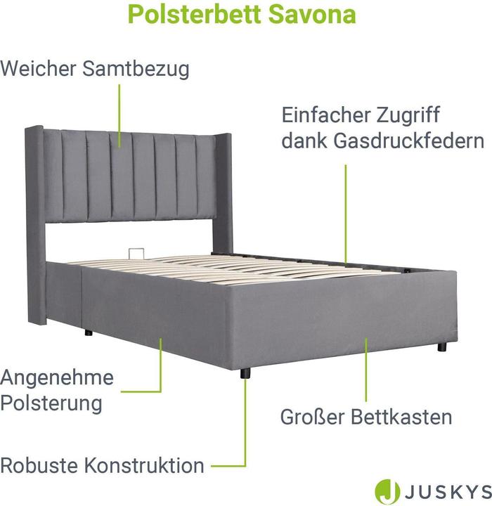 Image du produit Juskys Savona (140 x 200)