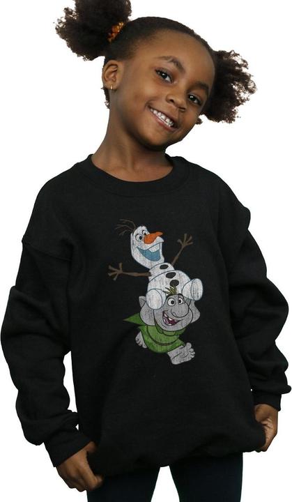 Image du produit Disney - Sweat FROZEN OLAF AND TROLL - Fille (152, 158)