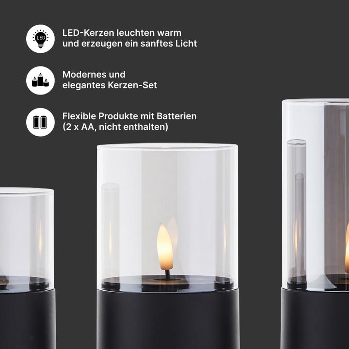Produktbild Brilliant LED Aussen-Tischleuchte (3 x)