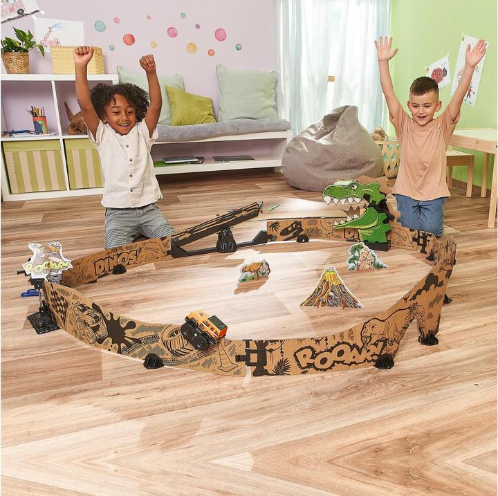 Actual product image VTech Car-Board Racers - Dino Adventure Set