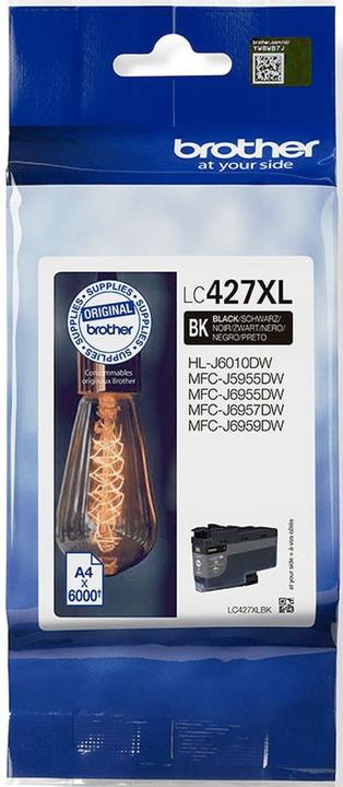 Produktbild Brother Tintenpatrone HY schwarz (BK)
