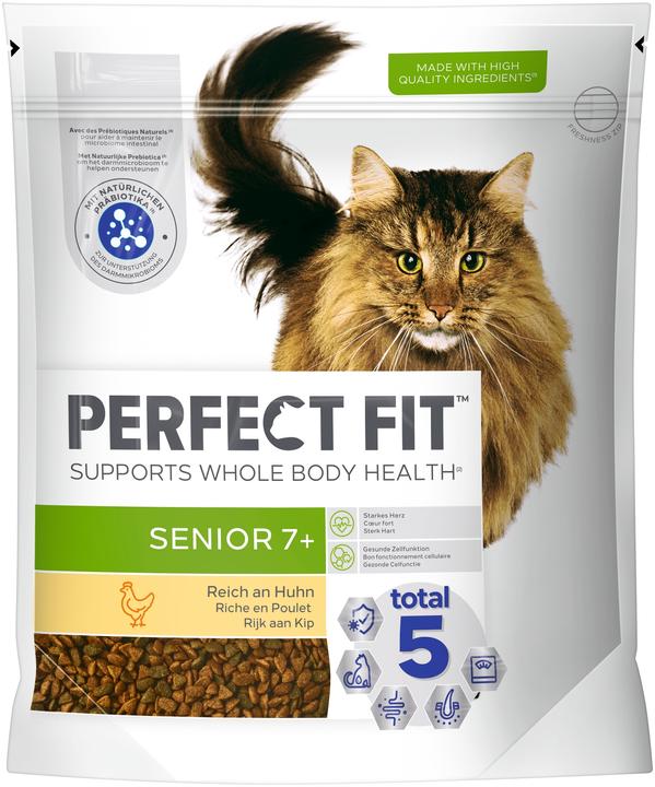 Produktbild Perfect Fit Katze Trocken Senior 7+ Huhn 1.4kg (Senior, 1 Stk., 1420 g)