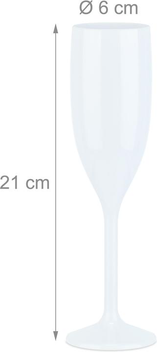 Actual product image Relaxdays 12x champagne glasses (15 cl, 12 Glasses, Champagne glasses)
