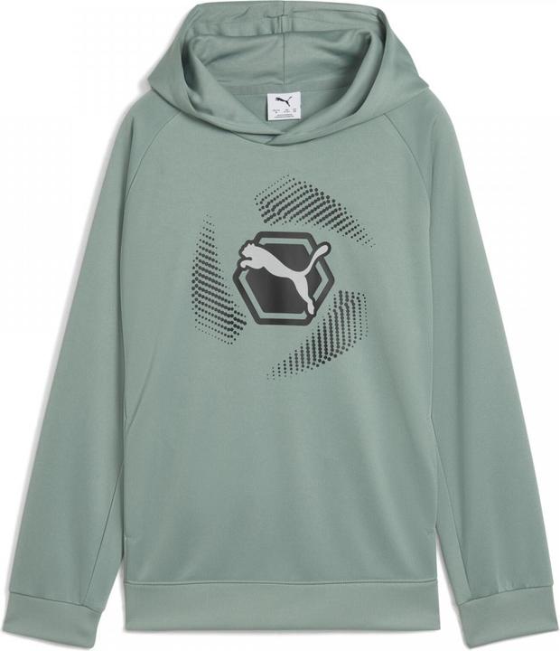Actual product image Puma ACTIVE SPORTS Graphic Poly Hoodie B (140)