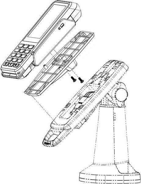 Actual product image Havis FlexiPole Backplate for
