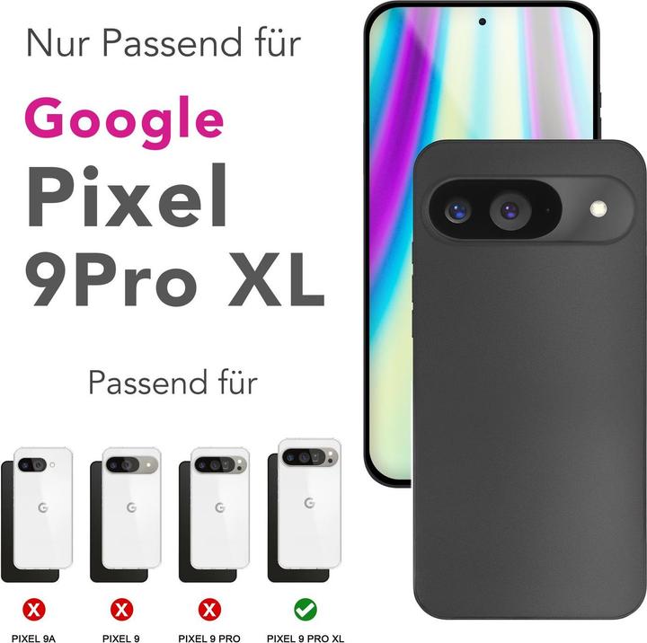 Actual product image Nalia Phantom - 0,3mm Extrem Dünn, Federleicht, Mattiert, Minimalistisch - Ultra-Slim Handycase (Google Pixel 9 Pro XL)