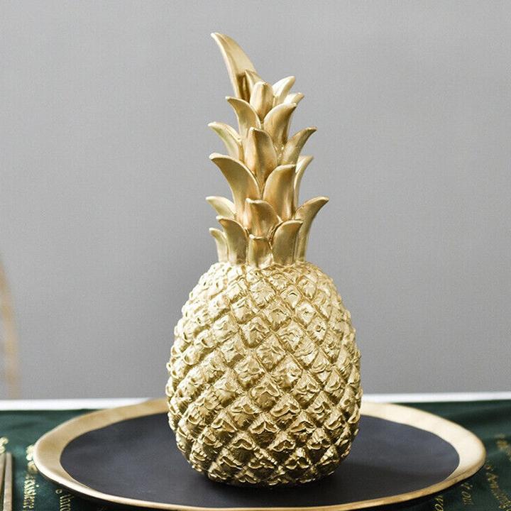 Image du produit Cbx Décoration ananas dorée 15cm