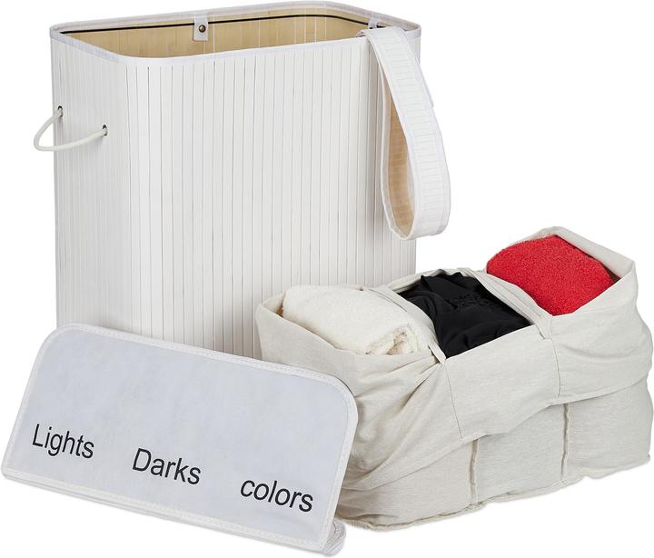 Actual product image Relaxdays Laundry sorter (90 l)