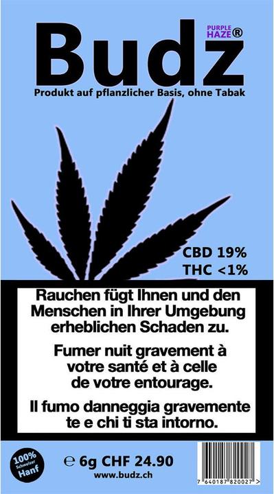 Immagine prodotto Budz Haze Porpora (6 g, Interno)