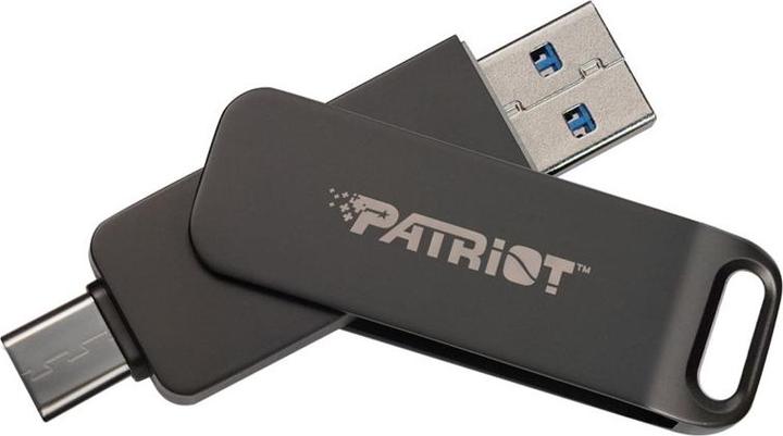 Immagine prodotto Patriot Rage R550 128GB Dual USB A+C Alu 100MBs (128 GB, USB 3.2)