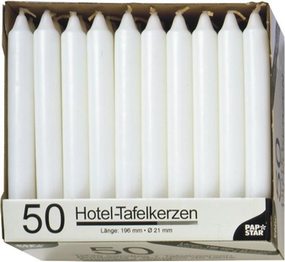 Papstar Bougies de table (50 pcs)