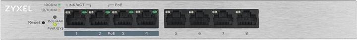 Produktbild Zyxel GS1200-8HP: 8Port-PoE+-Switch, V2 (8 Ports)
