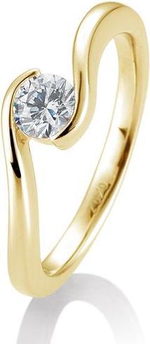 Produktbild Breuning Ring Schwung 0,40-0,60 ct. (54, 585/14 K Gold)