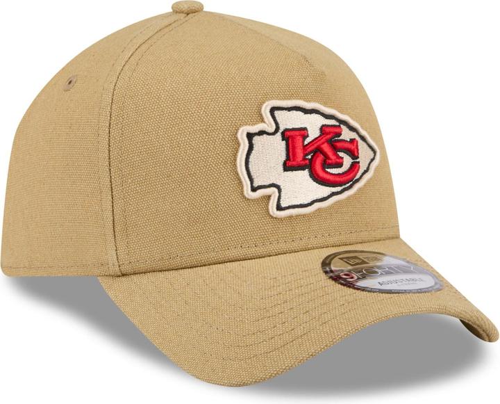 Produktbild New Era A-Frame Trucker Leinen Cap Kansas City Chiefs beige (One Size)