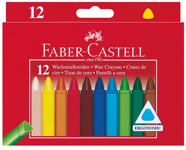 Actual product image Faber-Castell wax crayon (Multicoloured, 12 x)