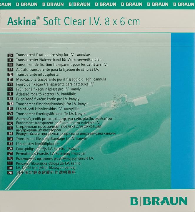Produktbild Askina Soft Clear I.V. Kanülenfixier 6x8cm