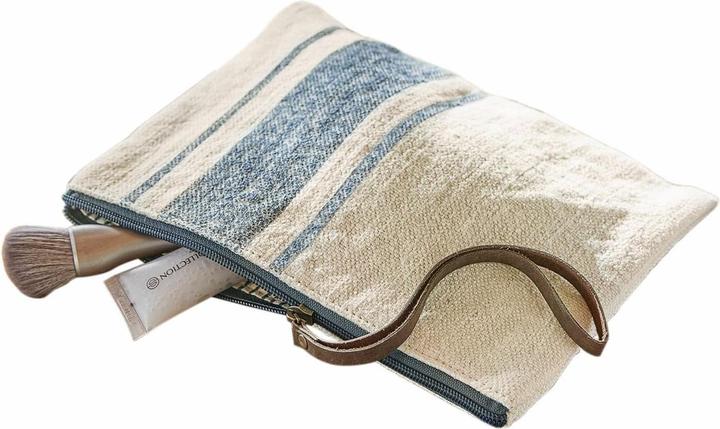 Immagine prodotto Loberon Borsa per cosmetici Ligré bianco/blu