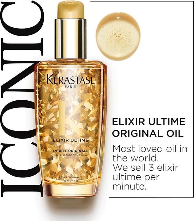 Produktbild Kérastase Elixir Ultime L'Huile Originale (50ml) Geschenk (50 ml)