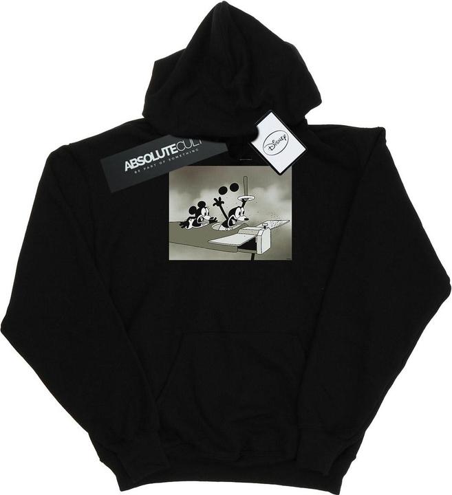 Actual product image Disney Mens Mickey Mouse Crazy Pilot Hoodie (L)