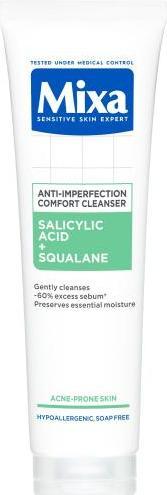 Actual product image Mixa Anti-Imperfection Comfort Cleanser 150 ml (Cleaning cloths, 150 ml)
