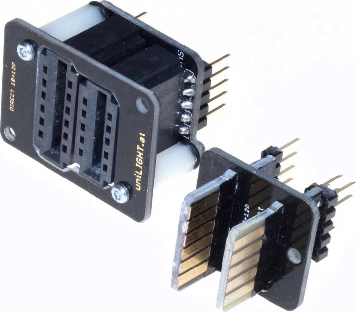 Unilight direktsteckverbindung header mit 9 primä 4 sekundären polen, 2pcs, uni kontaktle