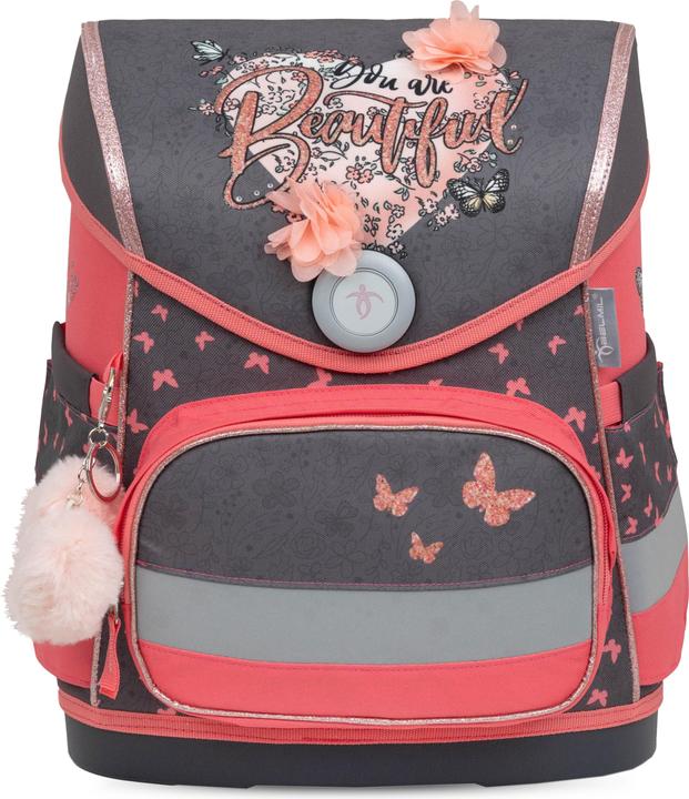 Produktbild Belmil Compact Schulranzen Set 4teilig mit Brustgurt (19 l)