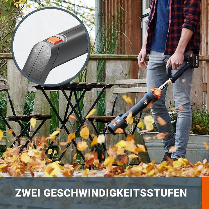 Image du produit Worx WG543E (Fonctionnement sur batterie, Souffleur de feuilles)