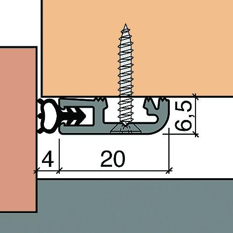 Actual product image Hebgo Retaining profiles 124/126