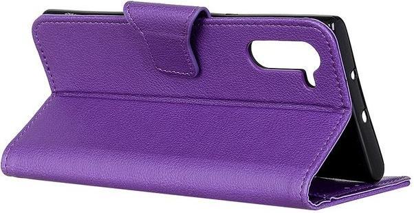 Actual product image MU Classic Litchi Leather Bookcover Series (Motorola Edge)