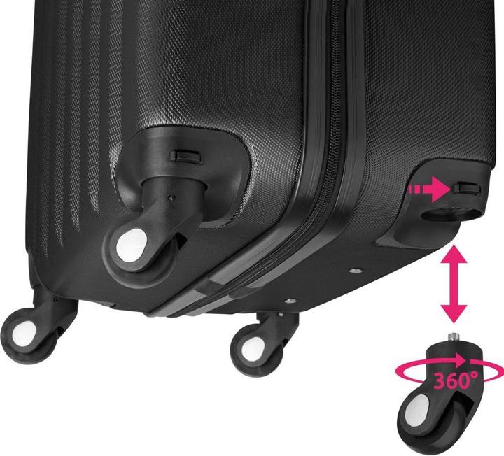 Produktbild tectake Hartschalenkoffer (90 l, L (90 - 115l))