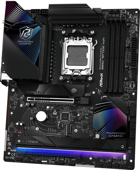 Actual product image AsRock Phantom Gaming B850 Riptide WiFi (AM5, AMD B850, ATX)