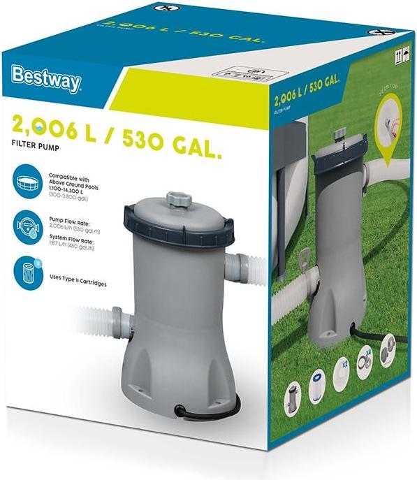 Produktbild Bestway Filterpumpe 2.006 l/h