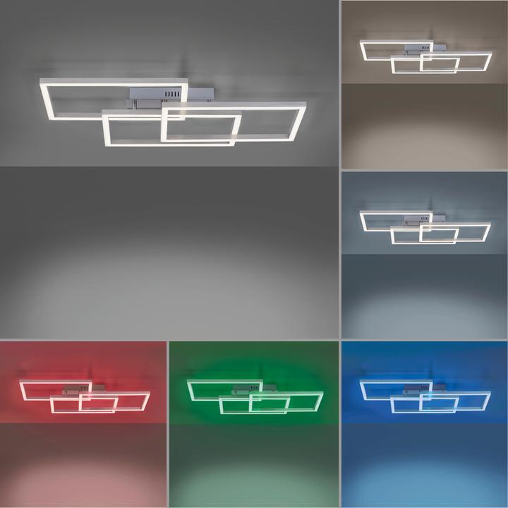 Produktbild Just Light LED Deckenlampe LOLAsmart - MAXI Steuerbar per Tuya App, CCT RGB dimmbar Fernbedienung (3240 lm)