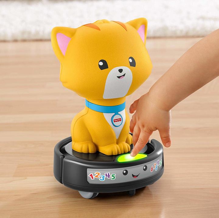 Produktbild Fisher-Price Krabbel mir nach - Saugroboter-Katze